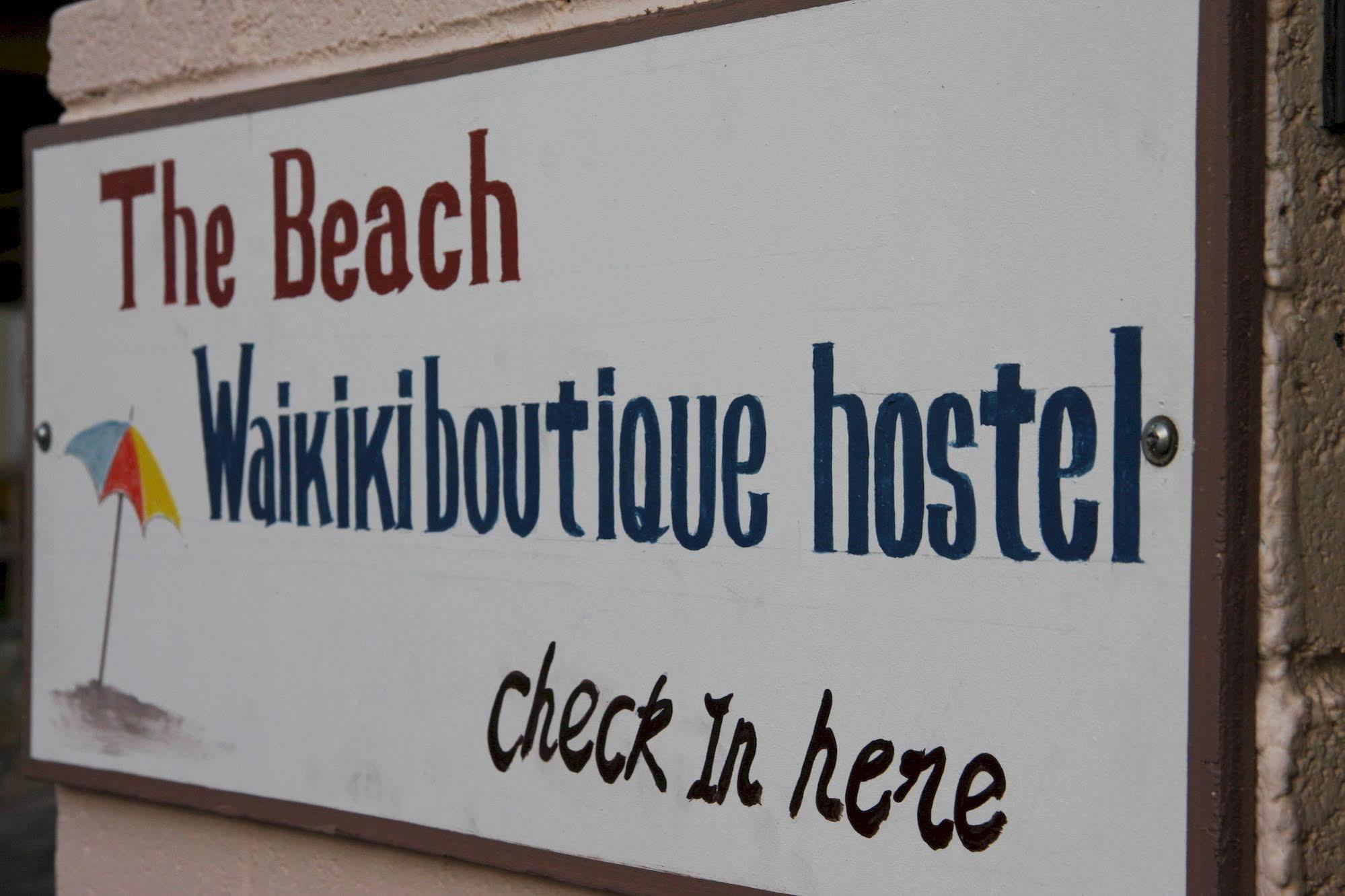 The Beach Waikiki Boutique Hostel Honolulu Exterior photo
